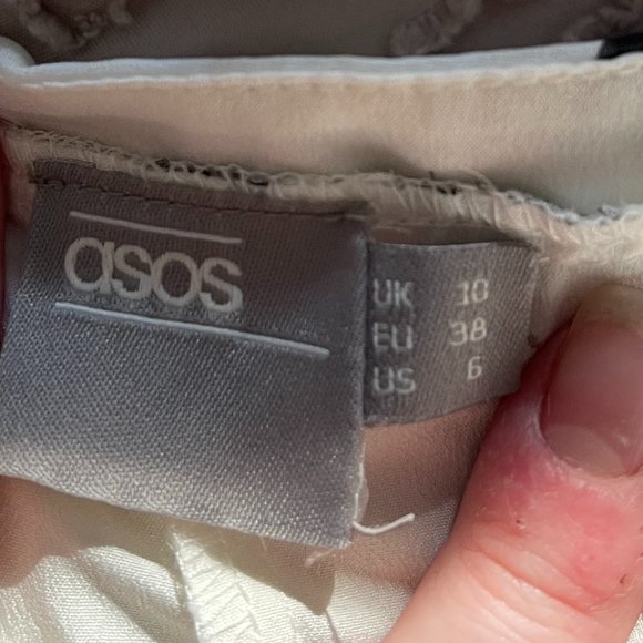 Asos Brand - High Waisted polka dot maxi skirt - size 6 - Picture 9 of 9